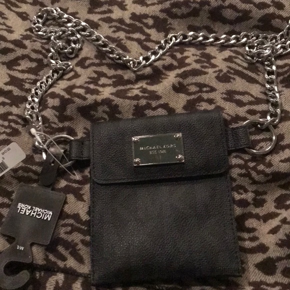 Michael Kors Handbags - Michael Kors Delancy Belt Chain Bag